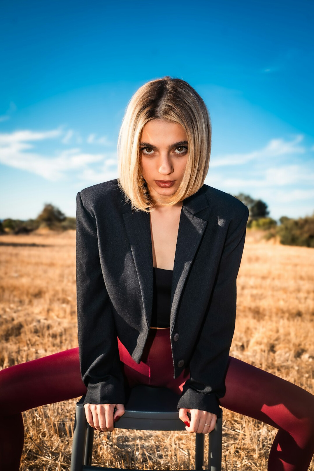 Portrait of a professional woman in a blazer